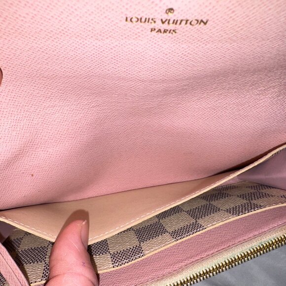 Authentic Louis Vuitton Emilie Wallet in Damier Azur Canvas - Picture 11 of 16